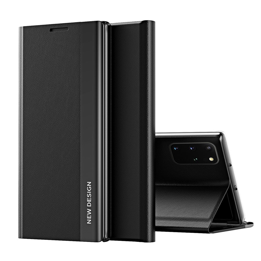Magnetic Auto-absorbed Stand Leather Phone Case for Samsung Galaxy S20 Plus