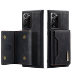 DG.MING M2-serien magnetisk trefoldet pung-stativ lædercover til Samsung Galaxy Note20 Ultra/Note20 Ultra 5G