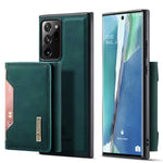 DG.MING M2-serien magnetisk trefoldet pung-stativ lædercover til Samsung Galaxy Note20 Ultra/Note20 Ultra 5G