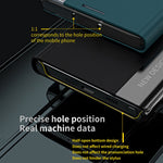 Fallsäkert stativdesign i PU-läder för Samsung Galaxy A12
