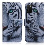 Pattern Printing PU Leather Wallet Stand Feature Flip Folio Cover for Samsung Galaxy A03s (166.5mm)