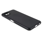 Bagcover i kulfiber-tekstur TPU til Samsung Galaxy A22 5G (EU-version)