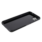 Bagcover i kulfiber-tekstur TPU til Samsung Galaxy A22 5G (EU-version)