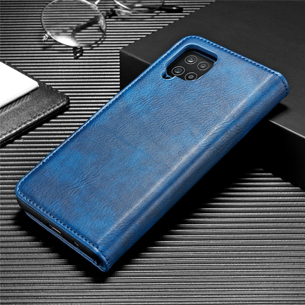 DG.MING Detachable 2-in-1 Split Leather Wallet Cover TPU Phone Case for Samsung Galaxy A22 4G (EU Version)