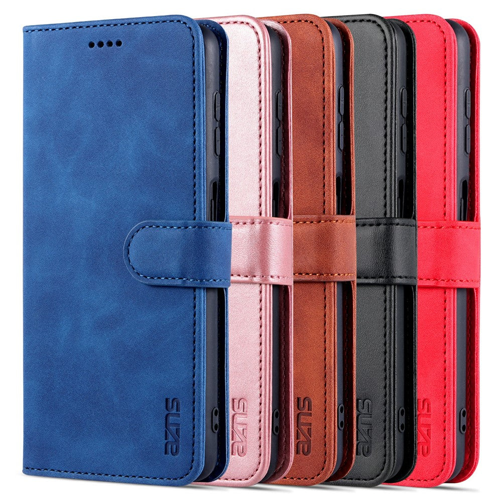 AZNS Wallet Stand Læder telefonetui til Samsung Galaxy A22 4G (EU-version)