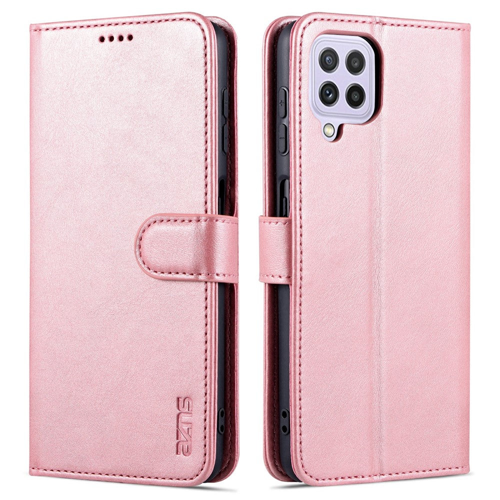 AZNS Wallet Stand Læder telefonetui til Samsung Galaxy A22 4G (EU-version)