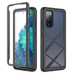 Full Coverage Hybrid Protective Case with Ultra Clear PET Screen Protector for Samsung Galaxy S20 FE 2022/S20 FE 4G/S20 FE 5G/S20 Lite