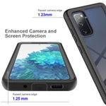 Full Coverage Hybrid Protective Case with Ultra Clear PET Screen Protector for Samsung Galaxy S20 FE 2022/S20 FE 4G/S20 FE 5G/S20 Lite