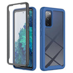 Full Coverage Hybrid Protective Case with Ultra Clear PET Screen Protector for Samsung Galaxy S20 FE 2022/S20 FE 4G/S20 FE 5G/S20 Lite