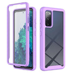 Full Coverage Hybrid Protective Case with Ultra Clear PET Screen Protector for Samsung Galaxy S20 FE 2022/S20 FE 4G/S20 FE 5G/S20 Lite