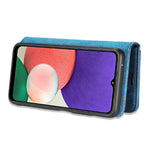 DG.MING Split Leather Wallet Design Detachable 2-in-1 Phone Case Shell for Samsung Galaxy A22 5G (EU Version)