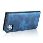 DG.MING Split Leather Wallet Design Detachable 2-in-1 Phone Case Shell for Samsung Galaxy A22 5G (EU Version)