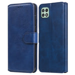 Drop-resistant Stand Design Leather Wallet Mobile Phone Cover Case for Samsung Galaxy A22 5G (EU Version)