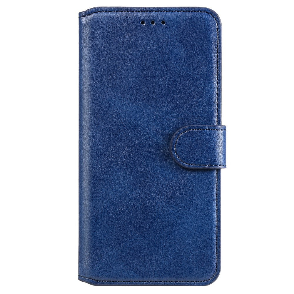 Drop-resistant Stand Design Leather Wallet Mobile Phone Cover Case for Samsung Galaxy A22 5G (EU Version)