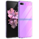 Anti Scratch Transparent Hard PC Phone Protective Cover Case for Samsung Galaxy Z Flip