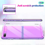 Anti Scratch Transparent Hard PC Phone Protective Cover Case for Samsung Galaxy Z Flip