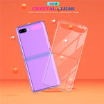 Anti Scratch Transparent Hard PC Phone Protective Cover Case for Samsung Galaxy Z Flip