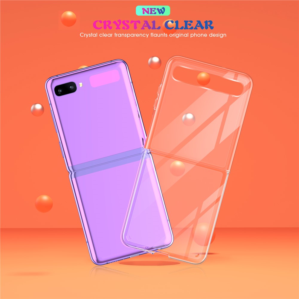 Anti Scratch Transparent Hard PC Phone Protective Cover Case for Samsung Galaxy Z Flip