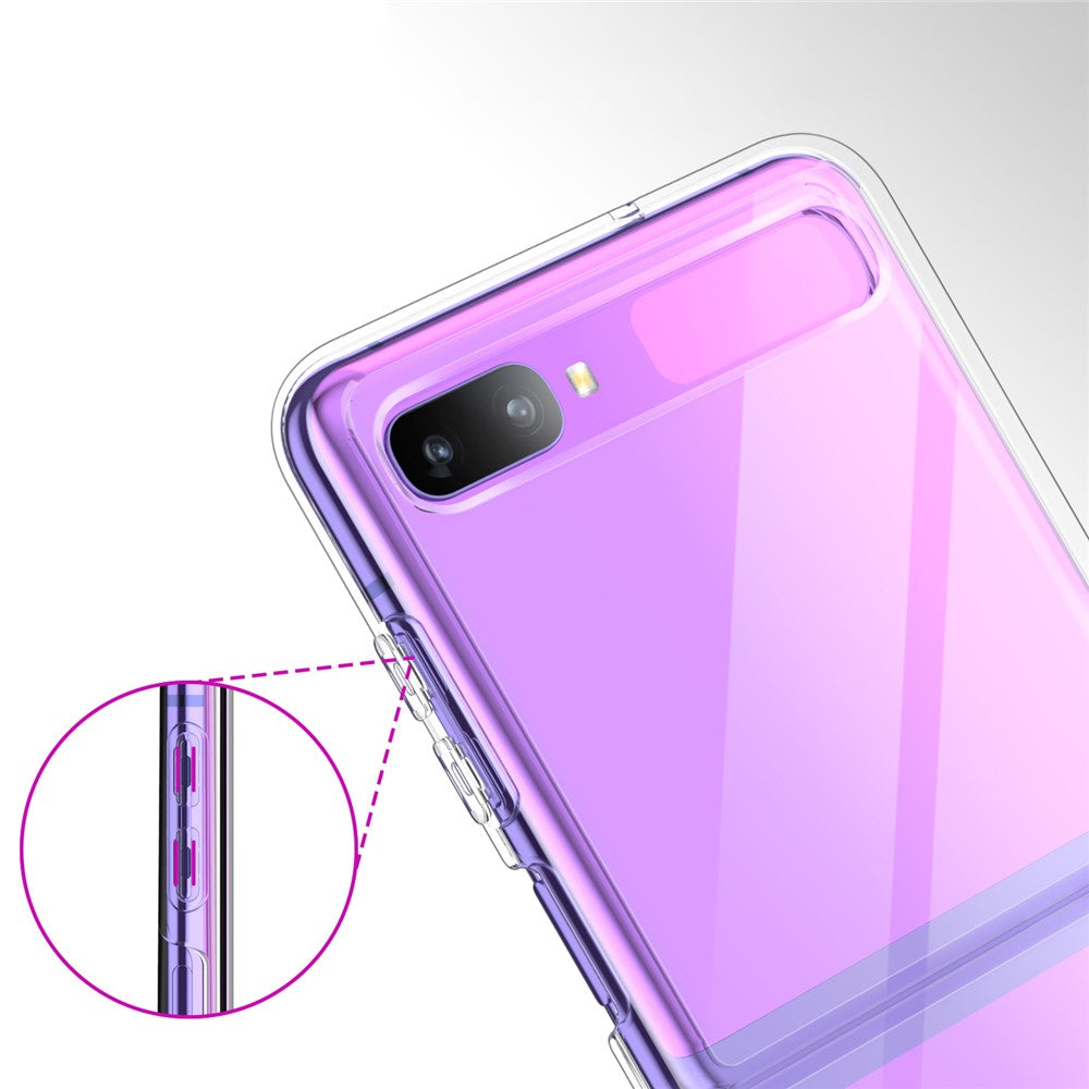 Anti Scratch Transparent Hard PC Phone Protective Cover Case for Samsung Galaxy Z Flip