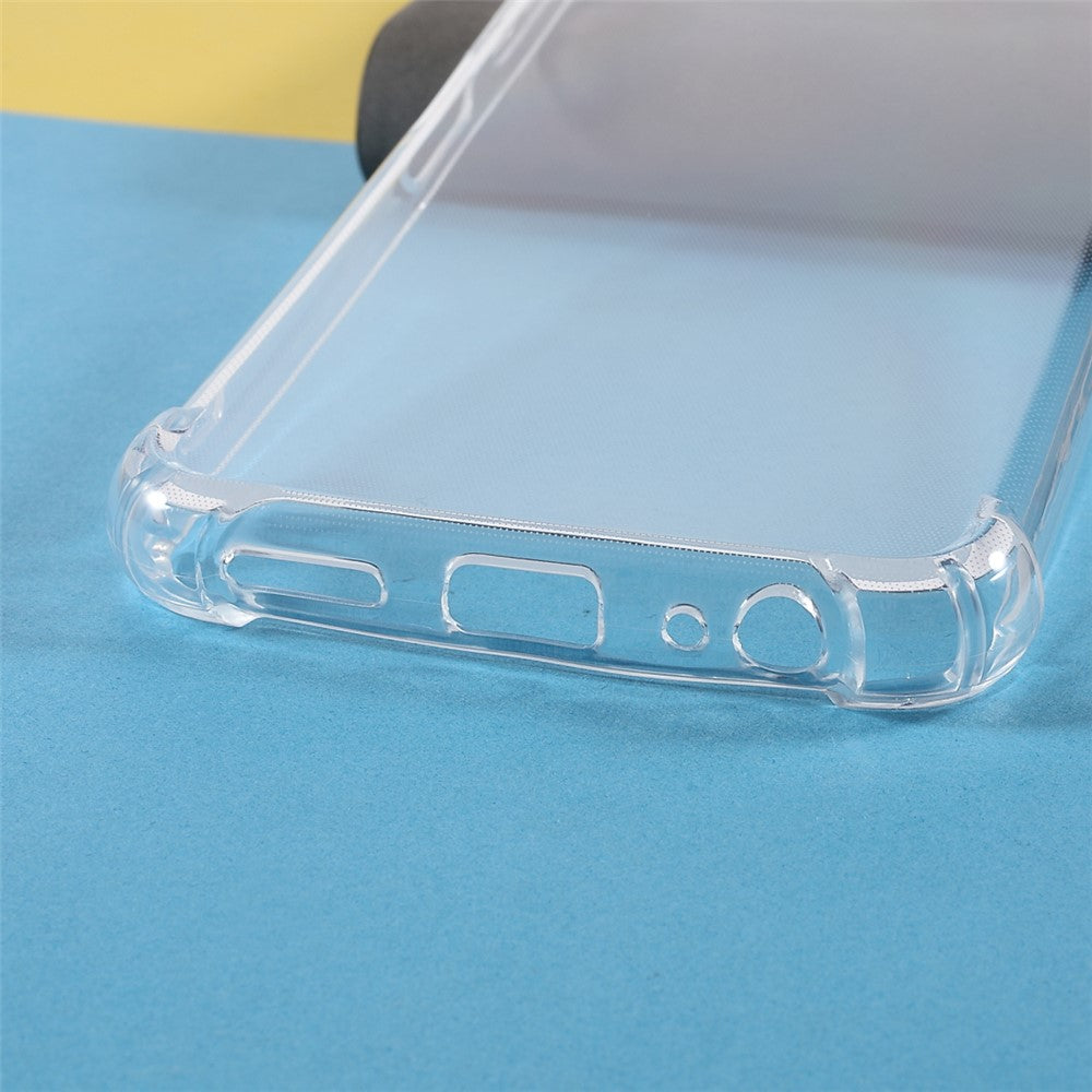 Flexible Clear TPU Reinforced Corners Anti-Scratch Protective Phone Case Cover for Samsung Galaxy A22 5G (EU Version)