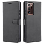 AZNS Læderpung, stander, folio, flipcover, kortpladser, fuld kropsbeskyttelse, telefonskal til Samsung Galaxy Note20 Ultra/Note20 Ultra 5G