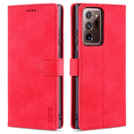 AZNS Læderpung, stander, folio, flipcover, kortpladser, fuld kropsbeskyttelse, telefonskal til Samsung Galaxy Note20 Ultra/Note20 Ultra 5G