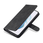 AZNS Leather Wallet Card Slots Stand Folio Flip Shock-resistant Case Phone Shell for Samsung Galaxy S21+ 5G