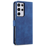 AZNS Plånboksdesign PU-läder Allround-skyddande mobilfodral för Samsung Galaxy S21 Ultra 5G