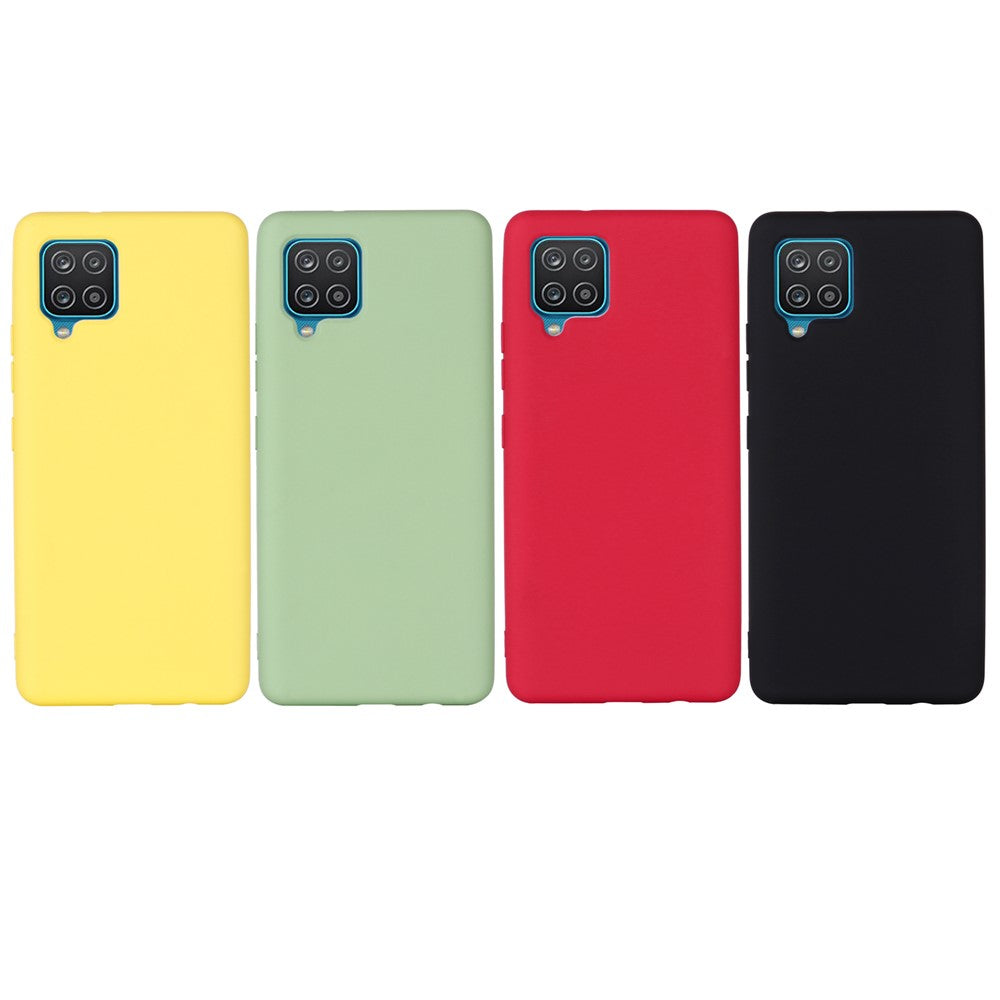 Liquid Silicone Silky-Soft Touch Full Body Protection Shockproof Case Cover with Strap for Samsung Galaxy M32 (Global Version)