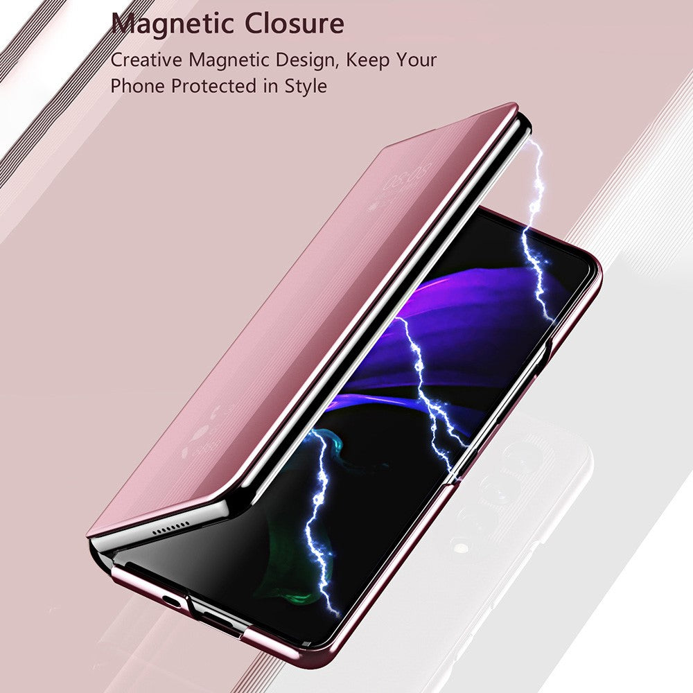 For Samsung Galaxy Z Fold3 5G Flip Leather Cover with Stand Full Body Protective Phone Case