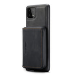 JEEHOOD magnetisk, aftageligt 2-i-1-hybridcover med fuld beskyttelse og lynlås i tegnebogsetui til Samsung Galaxy A22 5G (EU-version)