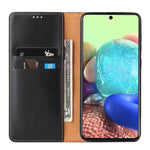 Wallet Genuine Texture PU Leather Stand Case for Samsung Galaxy A71 5G SM-A716
