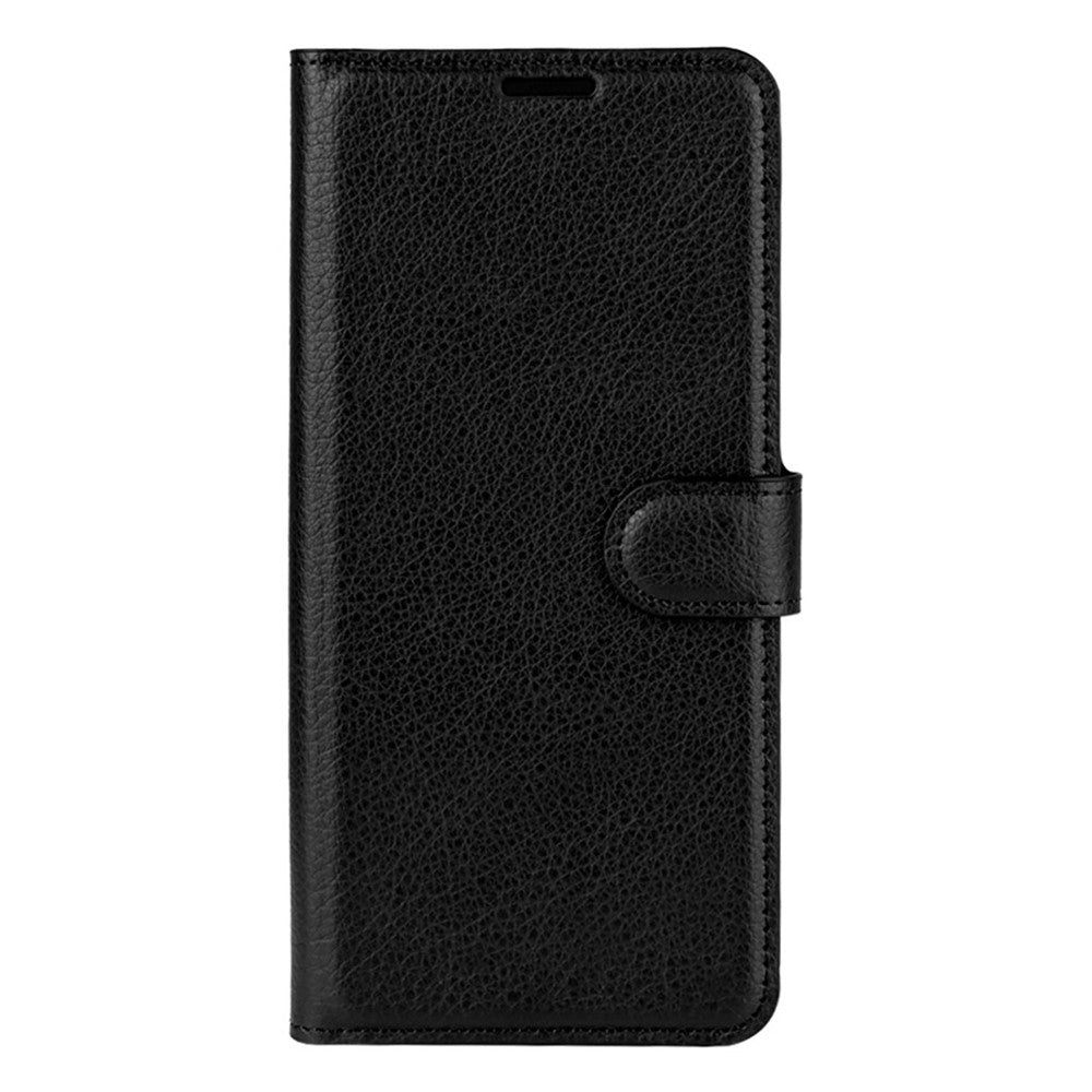 Folio Flip Anti-Scratch Litchi Skin Leather Mobile Phone Wallet Stand Cover Case for Samsung Galaxy A32 4G (EU Version)