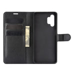 Folio Flip Anti-Scratch Litchi Skin Leather Mobile Phone Wallet Stand Cover Case for Samsung Galaxy A32 4G (EU Version)