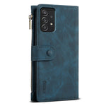 All-round Protection Magnetic Clasp Zippered Wallet Strap Slots Case Phone Case with Stand for Samsung Galaxy A52 4G/A52 5G/A52s 5G