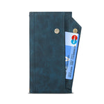 All-round Protection Magnetic Clasp Zippered Wallet Strap Slots Case Phone Case with Stand for Samsung Galaxy A52 4G/A52 5G/A52s 5G