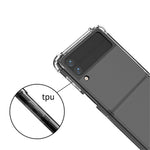 Flexible TPU Soft Skin Shockproof Phone Case Cover for Galaxy Z Flip3 5G