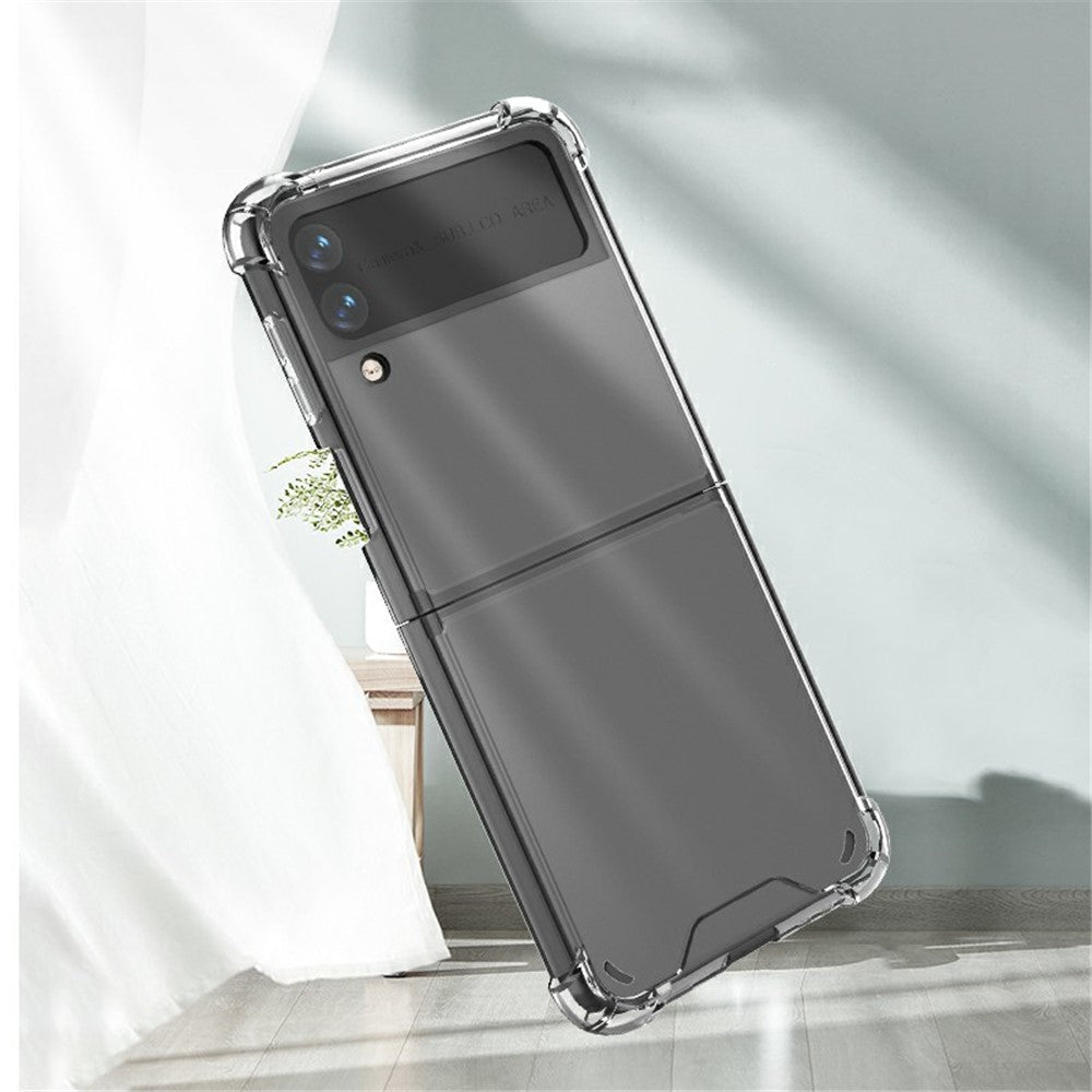 Flexible TPU Soft Skin Shockproof Phone Case Cover for Galaxy Z Flip3 5G