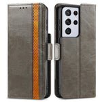 For Samsung Galaxy S21 Ultra 5G Phone Cases CASENEO PU Leather Cover Stand with RFID Blocking Wallet