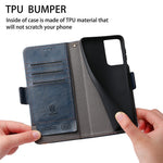 For Samsung Galaxy S21 Ultra 5G Phone Cases CASENEO PU Leather Cover Stand with RFID Blocking Wallet