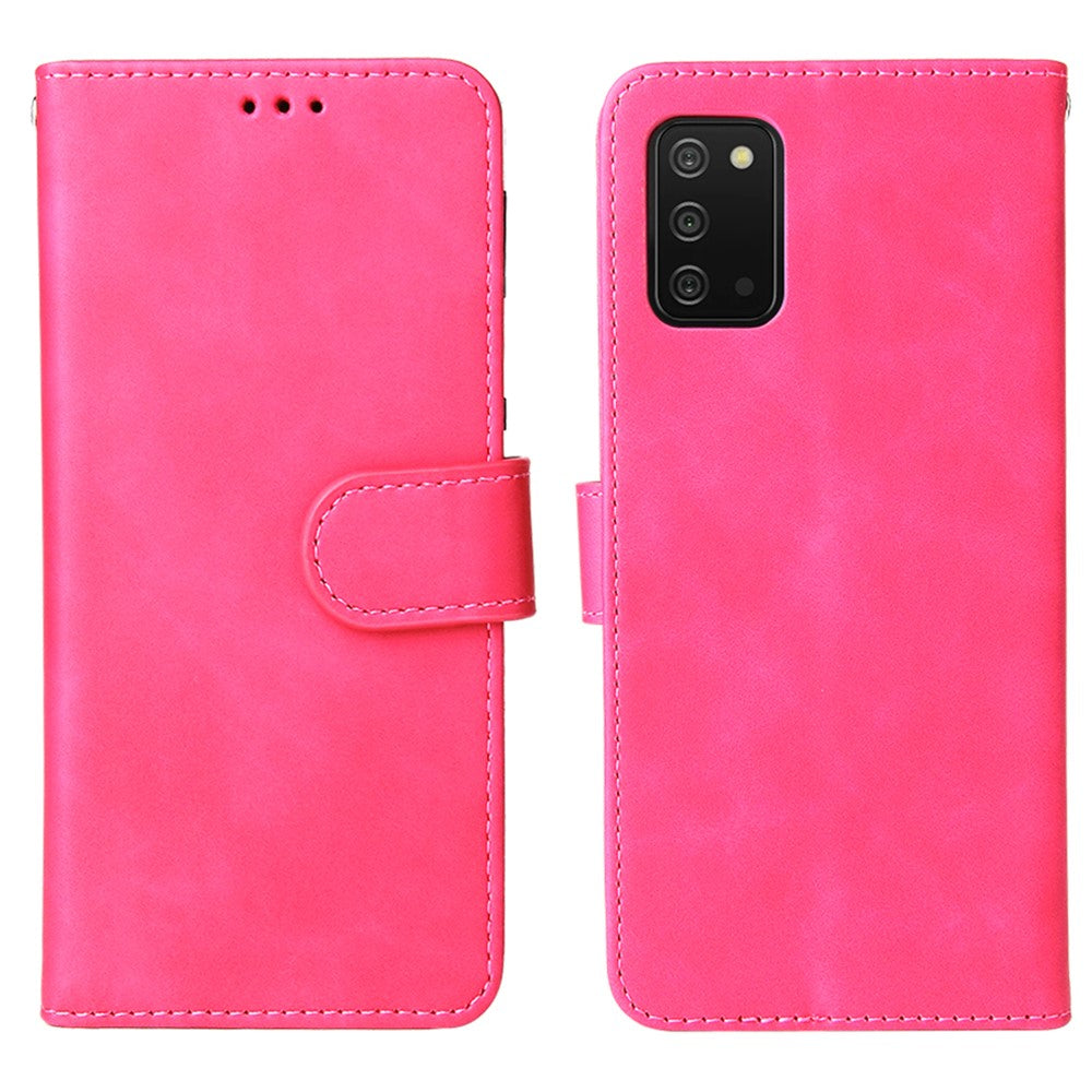 Flip-cover i kunstlæder med stander til Samsung Galaxy A03s (166,5mm)