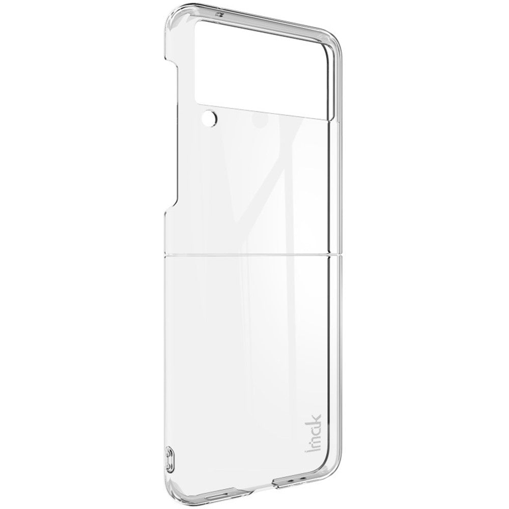 IMAK Air II Pro Drop-Proof Wear Resistant PC Crystal Cover Shell (Upper Cover + Lower Cover) for Samsung Galaxy Z Flip3 5G