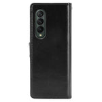 Crazy Horse Texture Leather Wallet Stand Phone Protective Case Cover with Hand Strap for Samsung Galaxy Z Fold3 5G