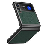 Hårdt PC-cover med krydstekstur til Samsung Galaxy Z Flip3 5G