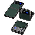 Hårdt PC-cover med krydstekstur til Samsung Galaxy Z Flip3 5G