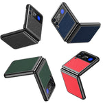 Hårdt PC-cover med krydstekstur til Samsung Galaxy Z Flip3 5G