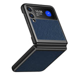 Hårdt PC-cover med krydstekstur til Samsung Galaxy Z Flip3 5G