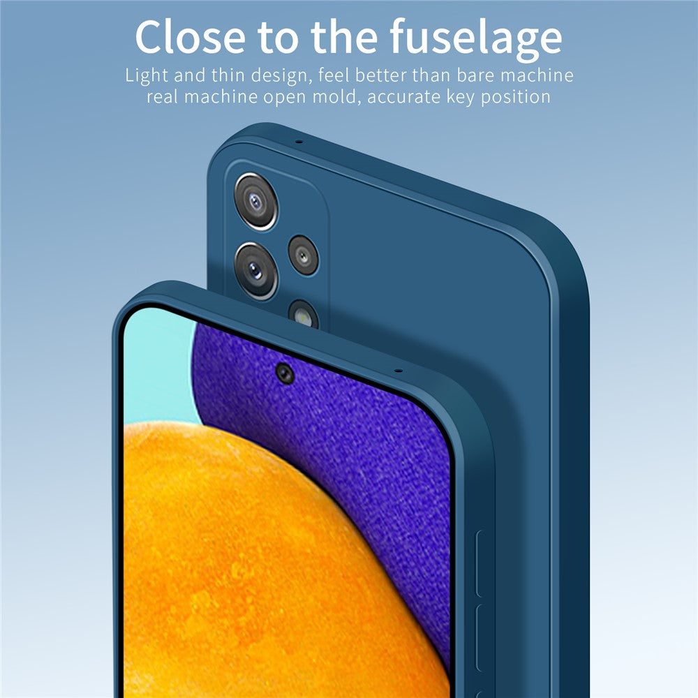 Silkeblød touch, blød silikone, præcise udskæringer, slankt beskyttende, stødsikkert cover til Samsung Galaxy A72 5G / 4G