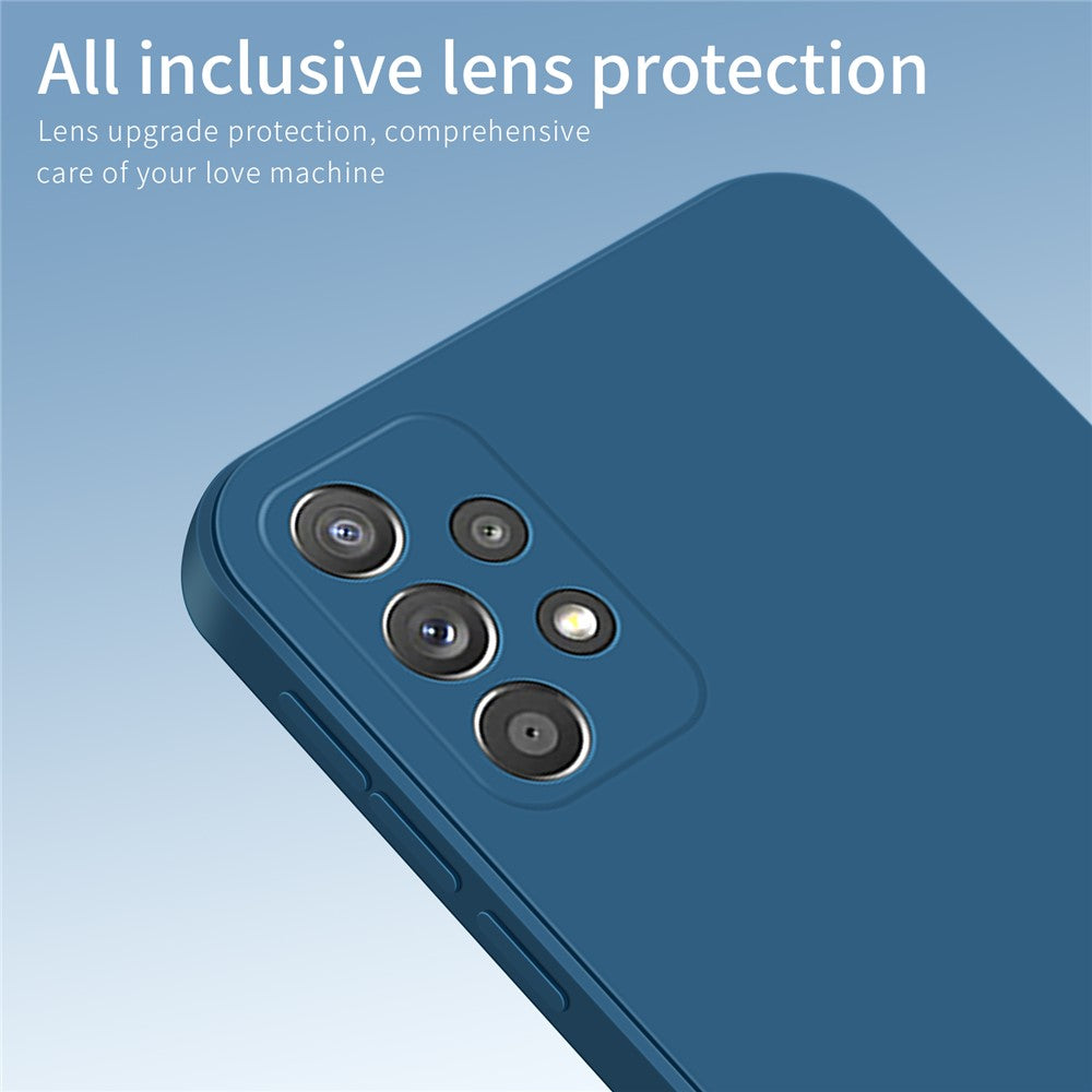 PINWUYO Blød silikone slankt stødsikkert beskyttende telefoncover med præcisionsudskæringer til Samsung Galaxy A52 5G / 4G / A52s 5G
