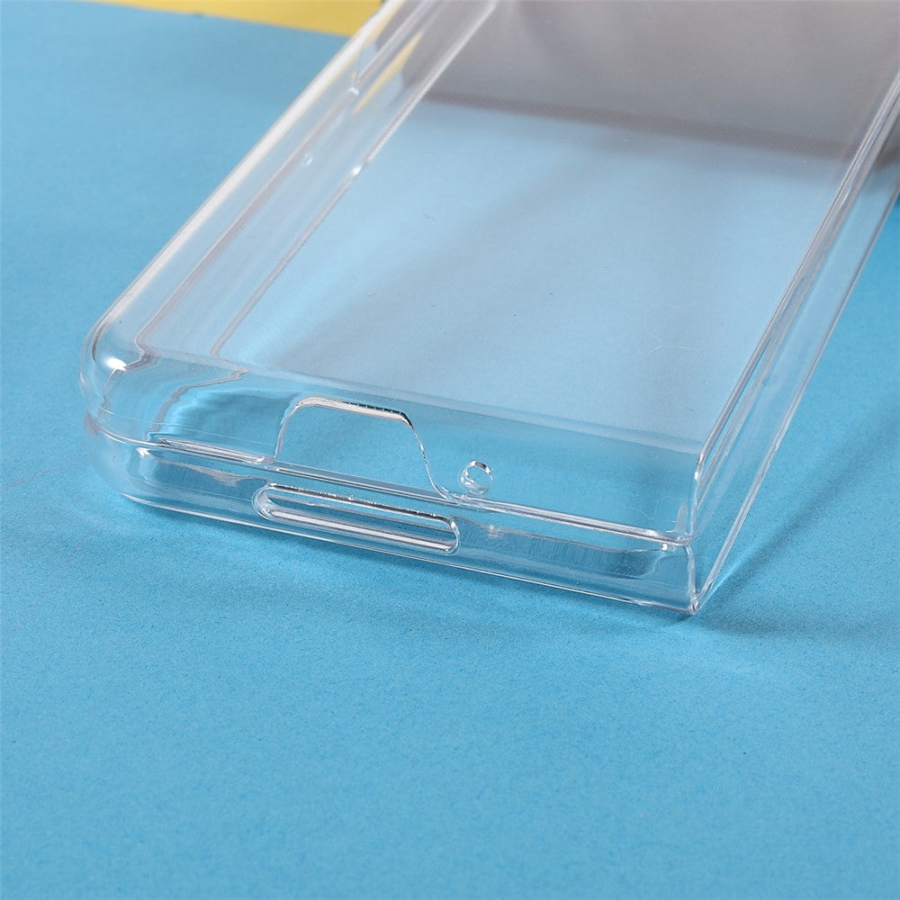 Crystal Clear Hard PC Protective Phone Cover for Galaxy Z Fold3 5G